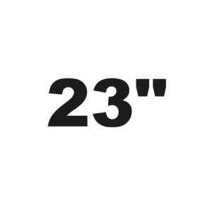23"